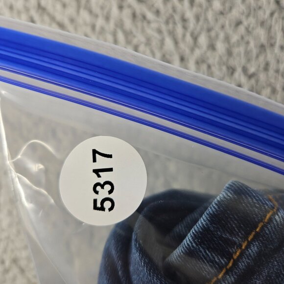 Rock & Roll Cowgirl Jeans Women 26x32 (28x31) Blue Bargain Button Flare Wide Leg - Picture 16 of 16